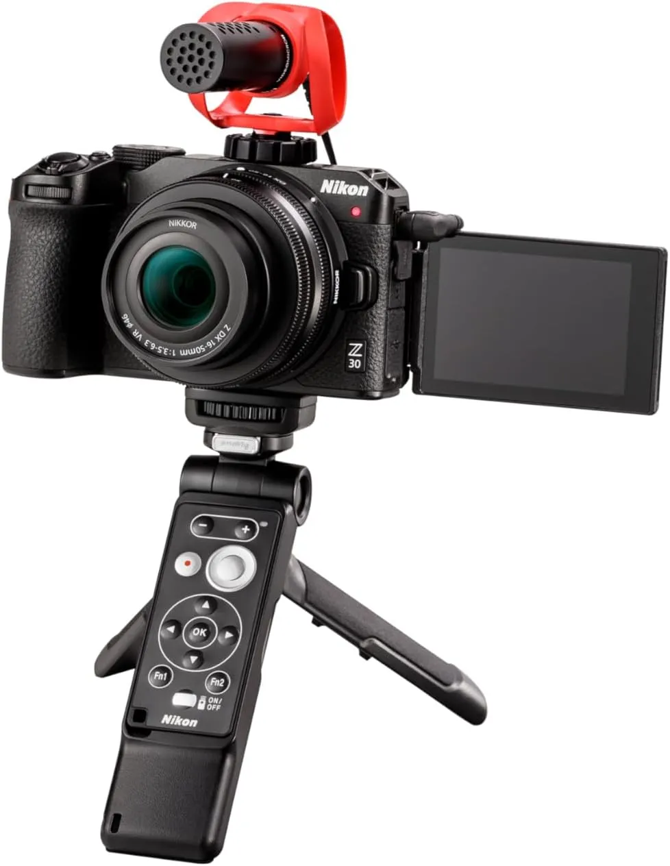Nikon Z 30 Compact and Lightweight Mirrorless Camera with NIKKOR 16-50mm Lens with Creator's Kit