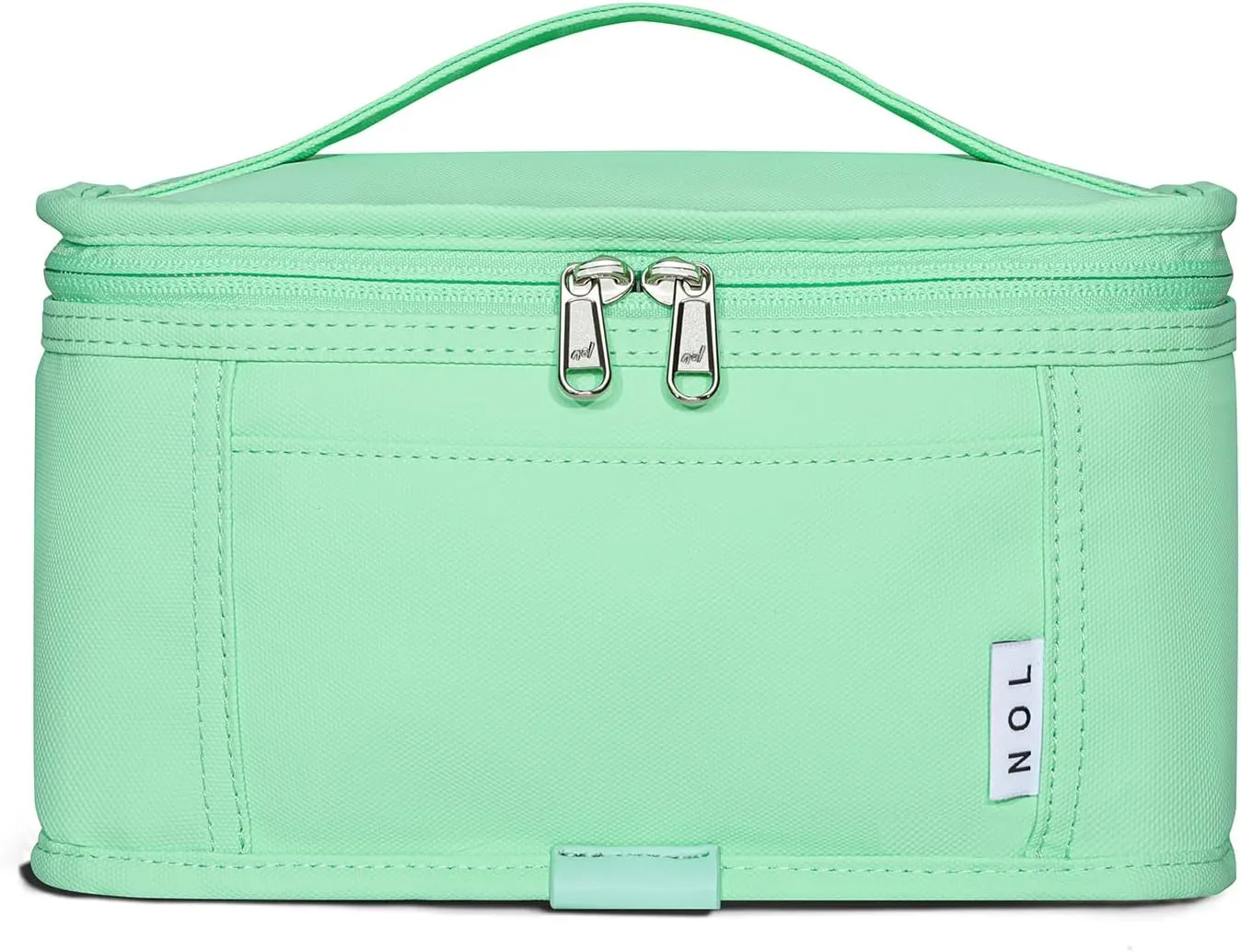 NOL Natural Organic Lifestyle Small Lunch Bag Mini Lunch Box Insulated Lunch Bag for Men/Women Leakproof Cooler Tote Bag Lightweight Nylon Waterproof Lunch Box For Work,Mint green