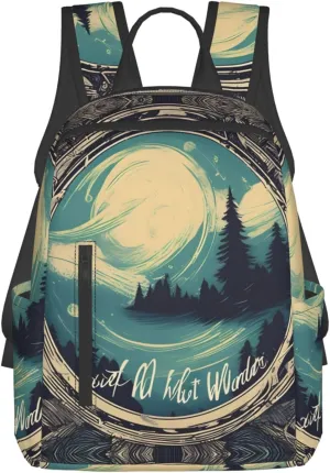 Not All Who Wander Are Lost 1 print Fashion Backpacks Hiking Camping Day bags Men Women Traveling Outdoor backpacks