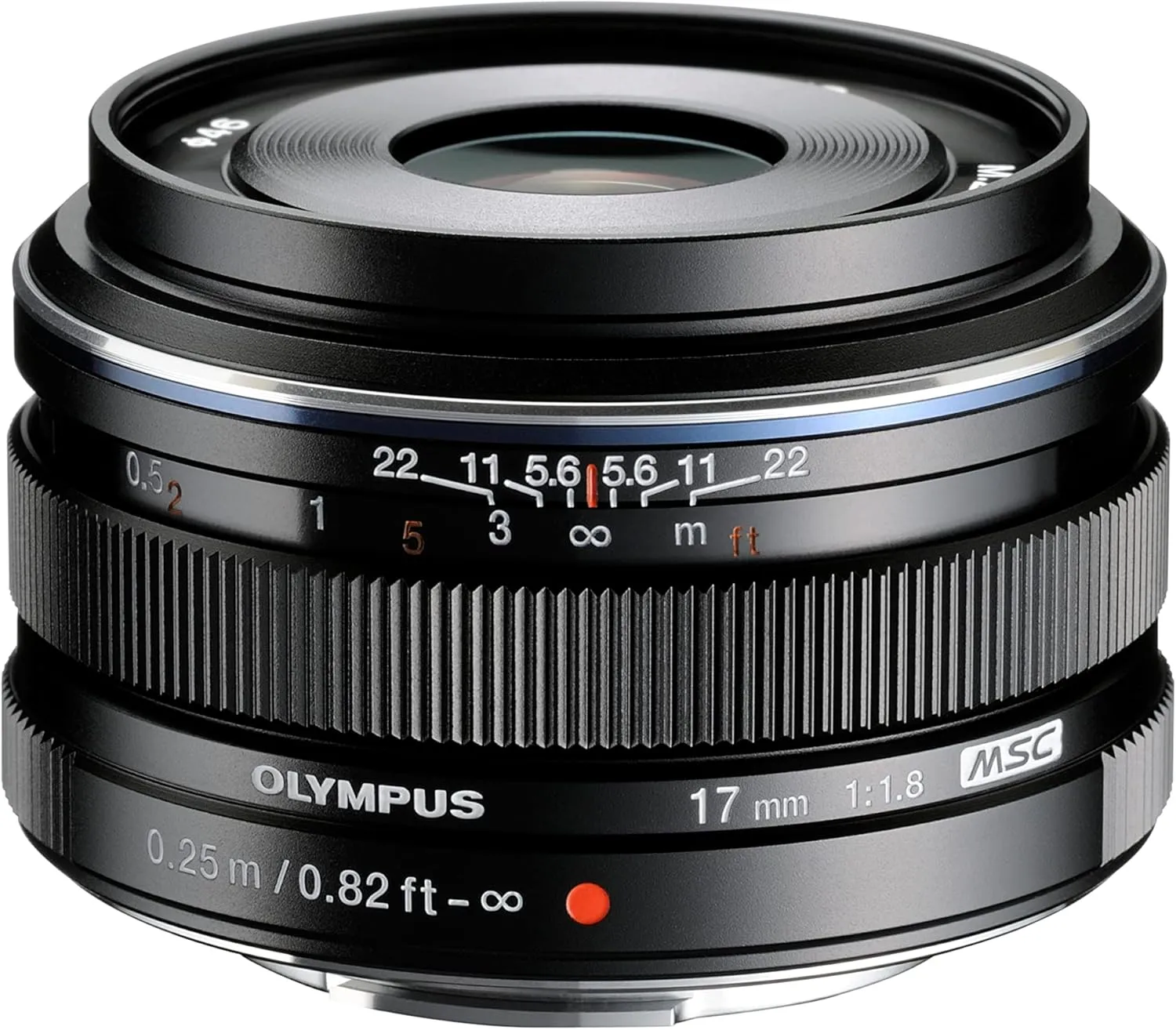 OLYMPUS M.Zuiko Digital 17mm F1.8 Black For Micro Four Thirds System Camera, Compact Design, Beautiful Bokeh, Bright