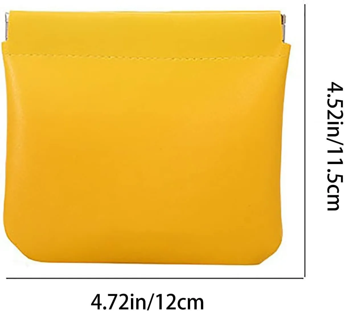 Onavee Purse Pouches, Pouchic Snap Closure Pouches, Pouchic - Personalized Snap Closure Leather Organizer Pouch -square: Pink Blue