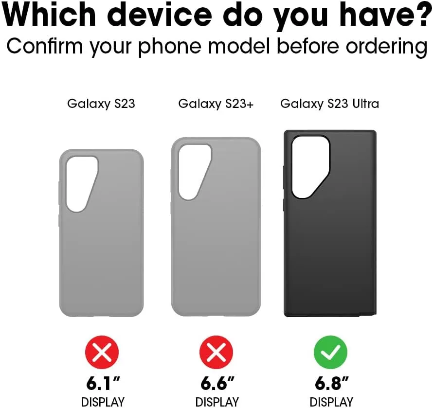 OtterBox Galaxy S23 Ultra Commuter Series Case - INTO The Fuchsia (Pink), Slim & Tough, Pocket-Friendly, with Port Protection