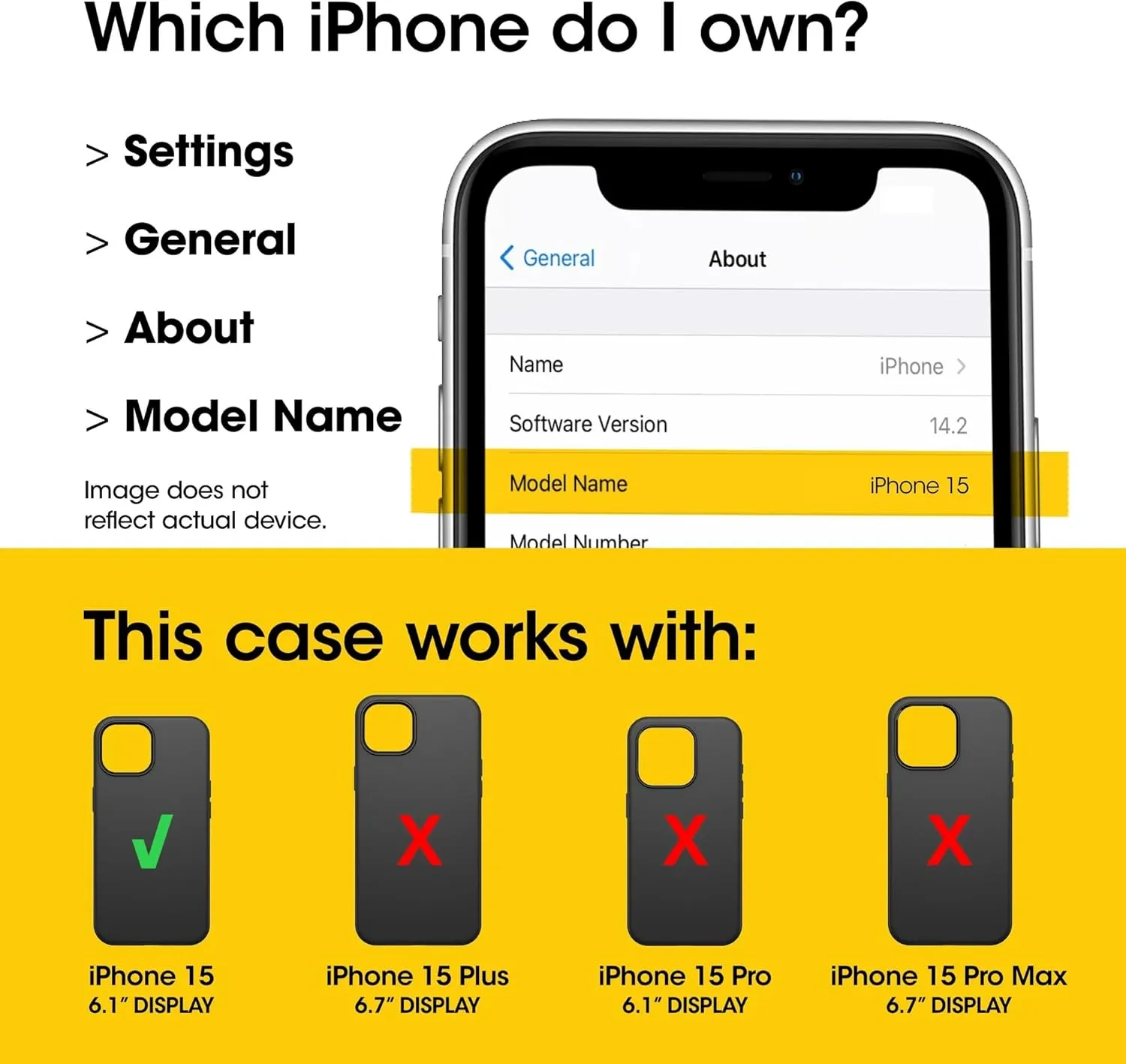 OtterBox iPhone 16e, iPhone 15, iPhone 14, and iPhone 13 Commuter Series Case - MagSafe Edition - Black, Slim & Tough, Pocket-Friendly, with Port Protection