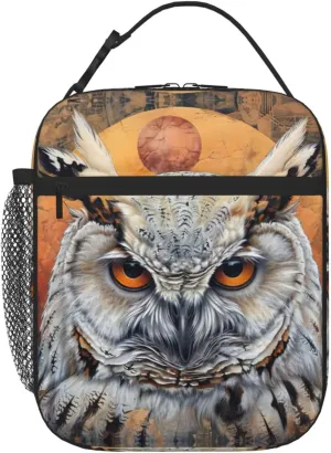 Owl Beliefs Insulated Lunch Box For Men Women Lunch Bag Perfect For Office Travel Outings