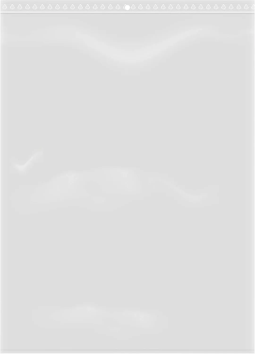 Pack of 100 Transparent Resealable Zip Bags for Food Products, Jewellery, Accessories, etc. - Size 23 x 32 cm