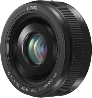 Panasonic LUMIX G II Lens, 20MM, F1.7 ASPH, MIRRORLESS Micro Four Thirds, H-H020AK (USA Black)