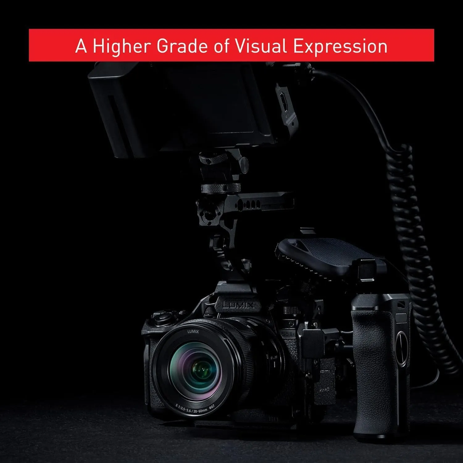 Panasonic LUMIX S5IIX Mirrorless Camera, 24.2MP Full Frame Phase Hybrid AF, Unlimited Recording, 5.8K Pro-Res, RAW Over HDMI, IP Streaming, 20-60mm F3.5-5.6   50mm F1.8 Lenses-DC-S5M2XWK