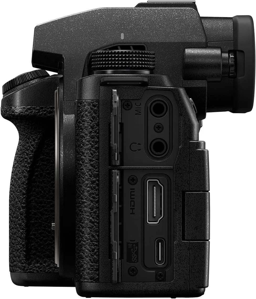 Panasonic LUMIX S5IIX Mirrorless Camera, 24.2MP Full Frame with Phase Hybrid AF, New Active I.S. Technology, 5.8K Pro-Res, RAW Over HDMI, IP Streaming - DC-S5M2XBODY Black