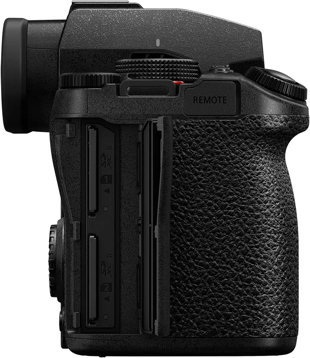 Panasonic LUMIX S5IIX Mirrorless Camera, 24.2MP Full Frame with Phase Hybrid AF, New Active I.S. Technology, 5.8K Pro-Res, RAW Over HDMI, IP Streaming - DC-S5M2XBODY Black