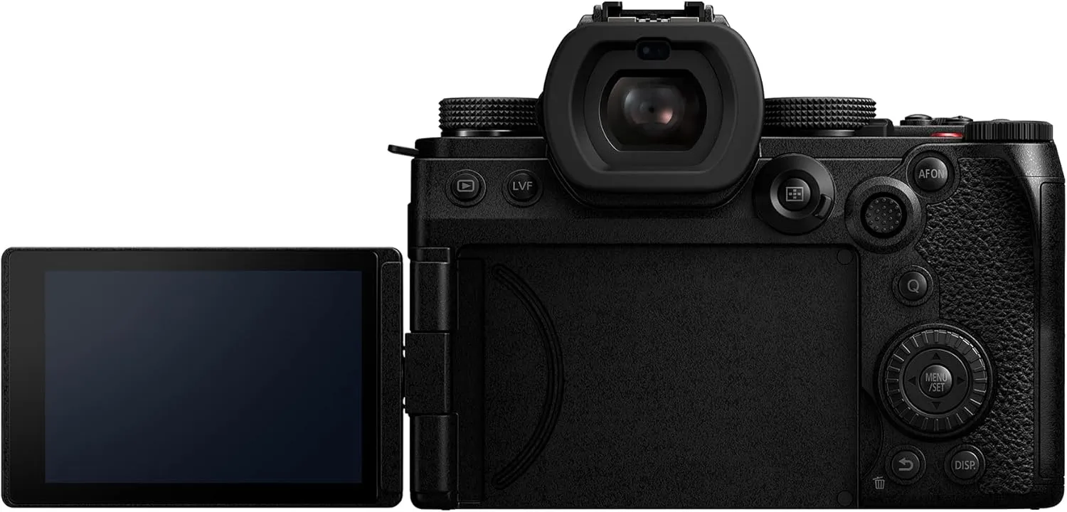 Panasonic LUMIX S5IIX Mirrorless Camera, 24.2MP Full Frame with Phase Hybrid AF, New Active I.S. Technology, 5.8K Pro-Res, RAW Over HDMI, IP Streaming - DC-S5M2XBODY Black