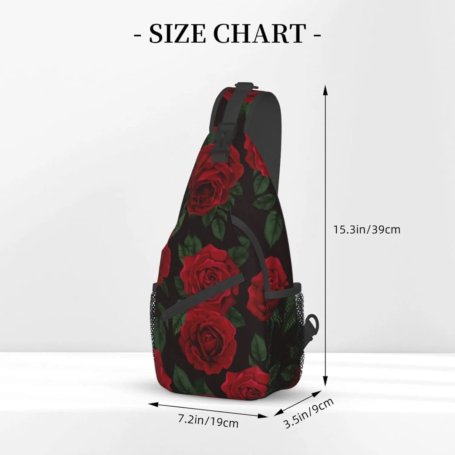 Pattern Printed Sling Bag for Women Men Crossbody Shoulder Backpack Chest Bags Gym Travel Hiking Casual Daypack