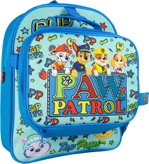 Paw Patrol Backpack with Lunch Box | Kids Backpacks for School | Chase Everest Rubble Marshall Boys Back Pack Set Blue