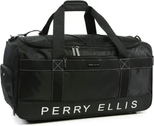Perry Ellis 22" Weekender Duffel Bag, Black, One Size