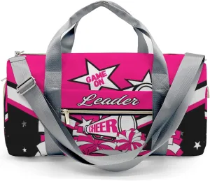 Personalized Cheer Duffle Bag Cheerleader Sleepover bag with Shoe Compartments Gifts for Cheer Team Coach