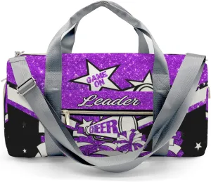 Personalized Cheer Duffle Bag Cheerleader Sleepover bag with Shoe Compartments Gifts for Cheer Team Coach