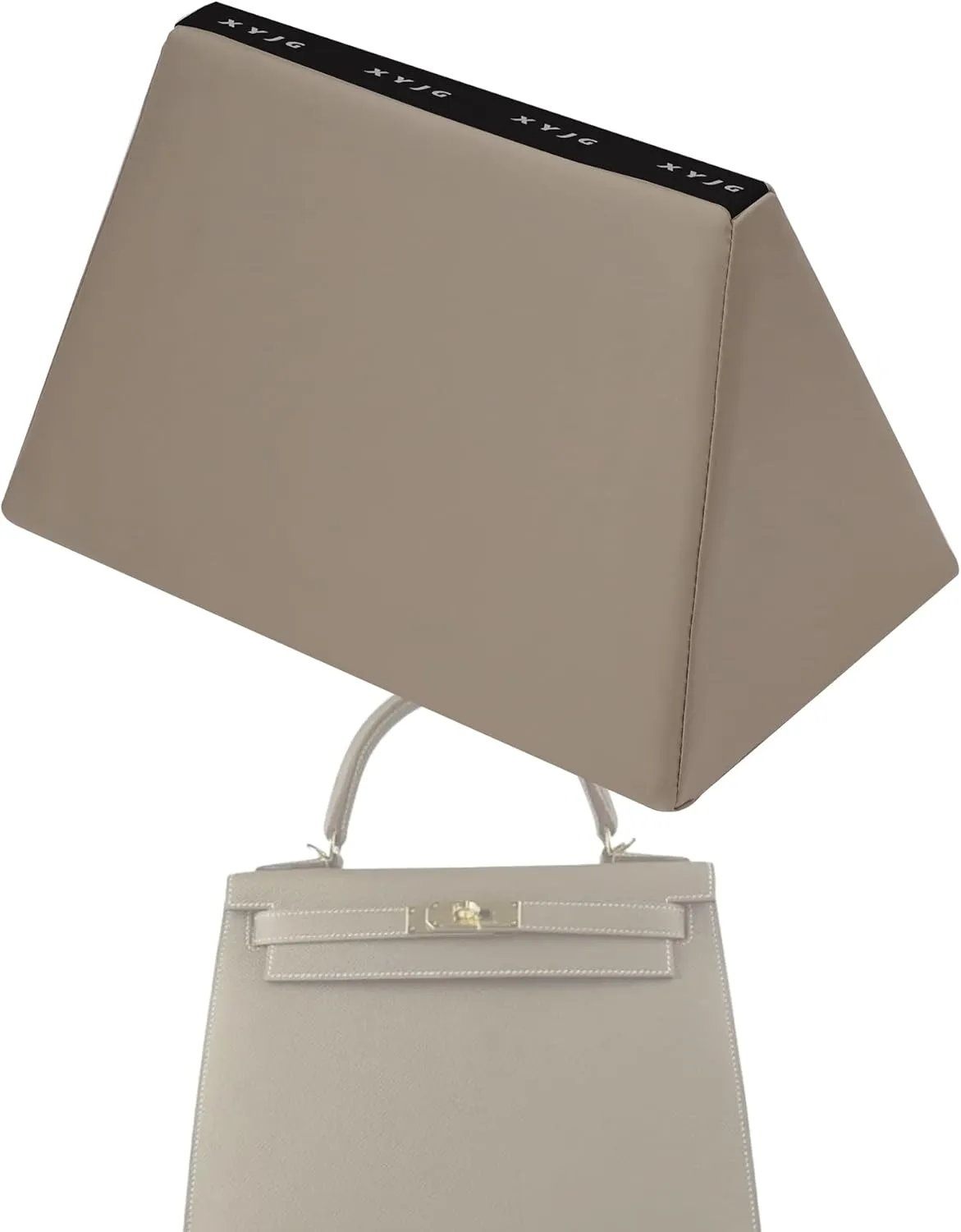 Pillow Luxury Bag Shaper Silky Smooth Insert for Handbagsfit Kelly mini2/20/25/28/32/35/40 Bags, Keep Bag Shape(Kelly 32,Cris tourterelle)