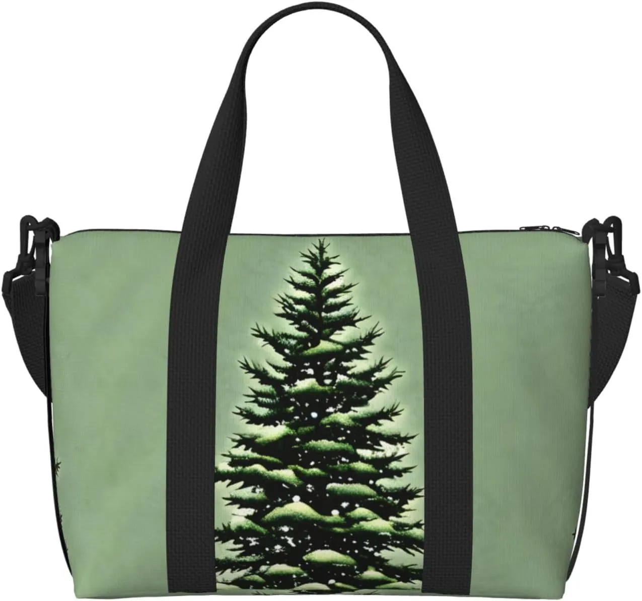 pine needle tree Winter Landscape Versatile Personal Item Travel Bags for Women - Spacious Duffel Bags for Traveling, Gym Bags for Men