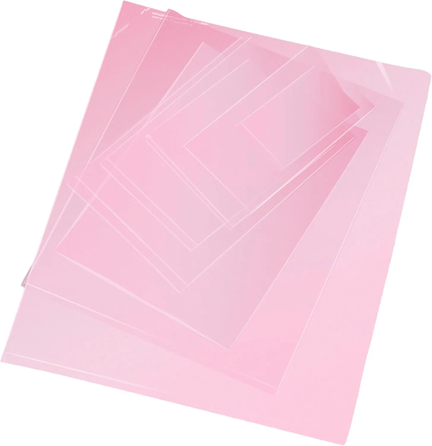 Pink Anti-Static Plastic Flat Bags - 5 x 8 & (100 Bags) 4 Mil Heavy Duty Plastic Bags | Heat Sealable Bags for Packaging Products | Plastic Baggies for Small Businesses