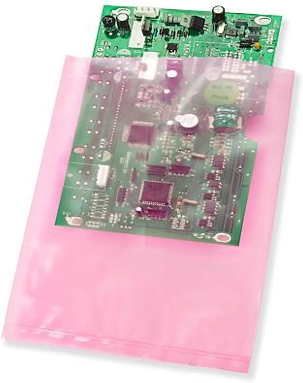 Pink Anti-Static Plastic Flat Bags - 5 x 8 & (100 Bags) 4 Mil Heavy Duty Plastic Bags | Heat Sealable Bags for Packaging Products | Plastic Baggies for Small Businesses