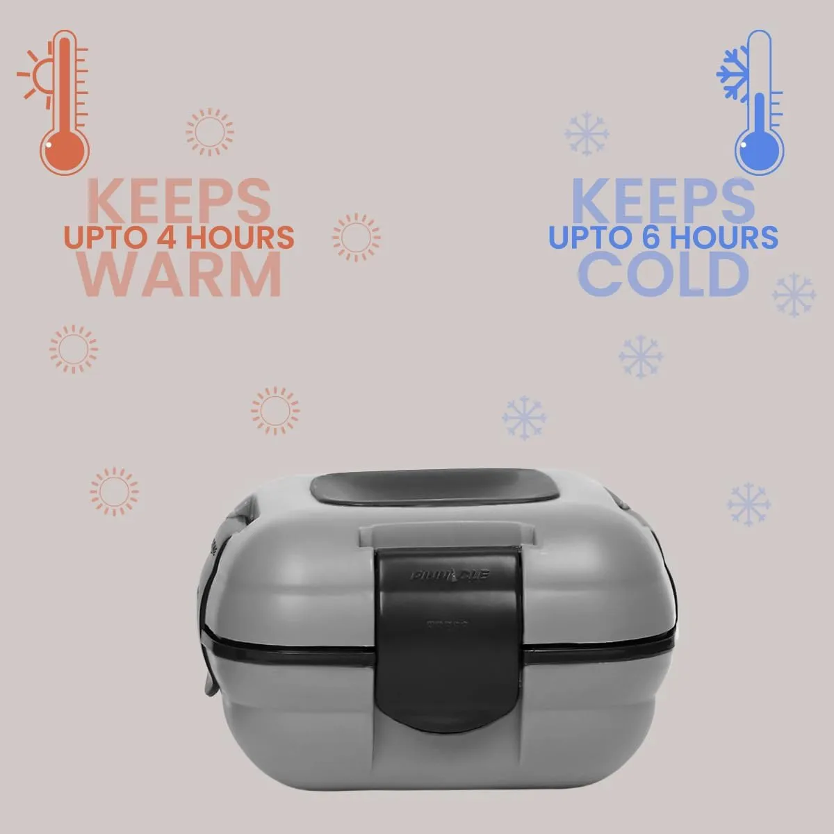 Pinnacle Inulated Leak Proof Lunch Box for Kids/Adults - Stainless steel Thermal Lunch Box Container for School Set of 2 Sizes (Grey, 16-32 oz)