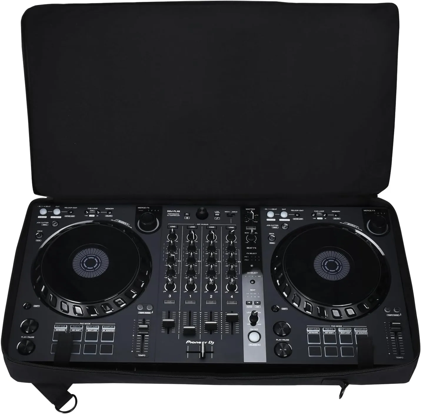 Pioneer DDJ FLX6/FLX6 GT Controller Bag - Waterproof and Shockproof Portable Travel bag for Pioneer DDJ SX/SX2/SX3 and 26.57x14.37x2.95-Inch Controllers - Icludes Shoulder Strap (Black)