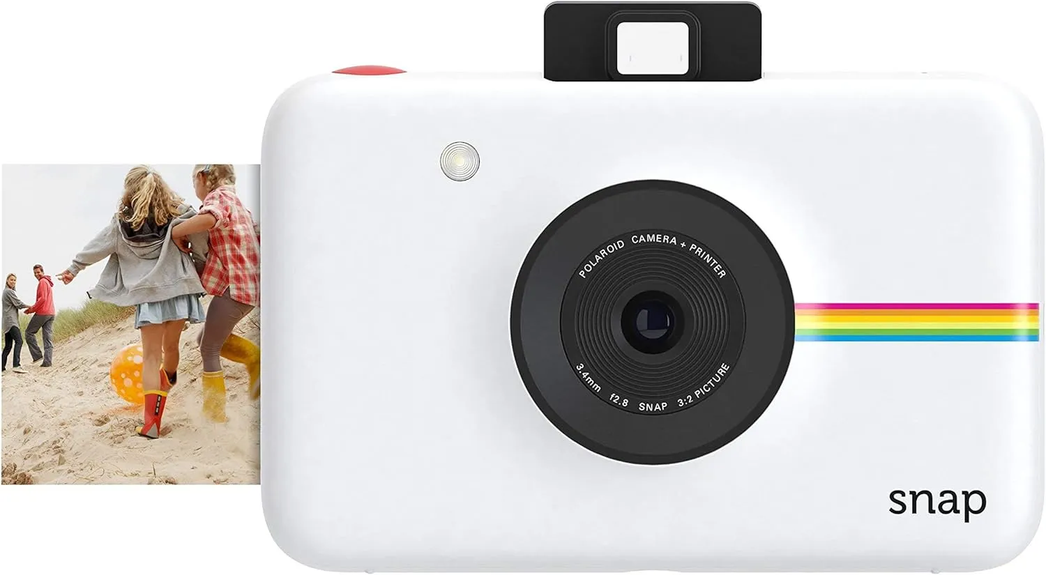 Polaroid Snap Instant Digital Camera (White) with ZINK Zero Ink Printing Technology (Renewed)