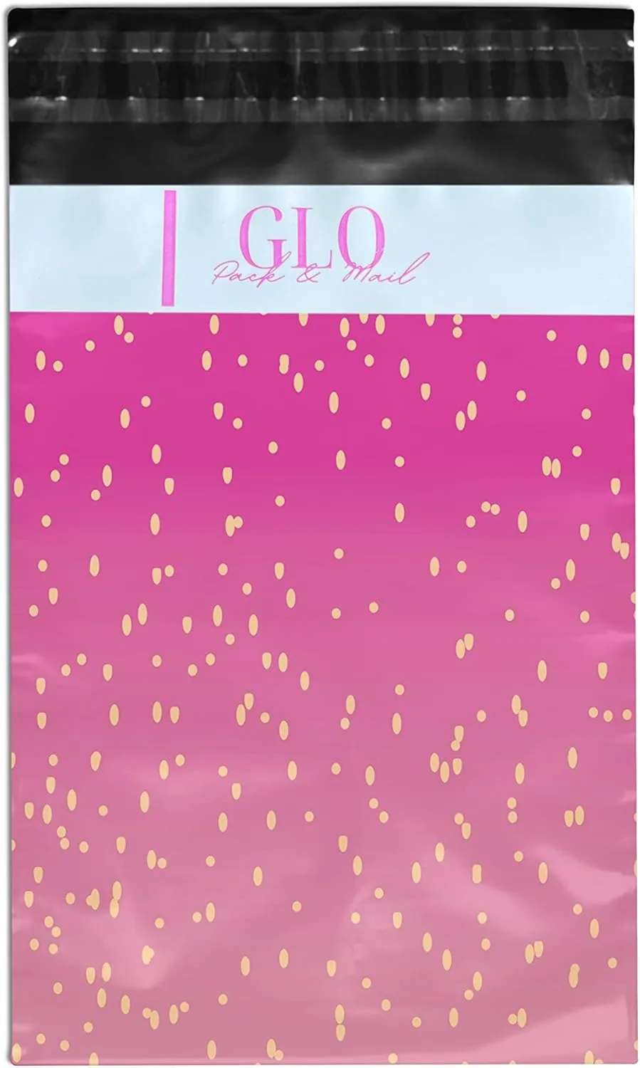 Poly Mailers 6x9-100-Pack Poly Mailer Set - Extra-Thick Mailer Bag with Self-Seal Adhesive - Strong Mailing Envelopes - Waterproof Envelope Polymailers - Cute Polymailer Package Bags (Pink and Gold)