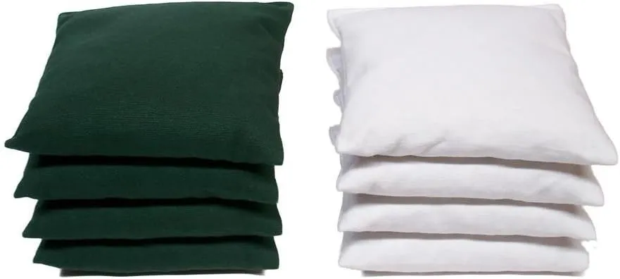 Premium All Weather Water Resistant Cornhole Bags Bean Bag Toss (Set of 8) - (Choose Colors) - Made in The USA