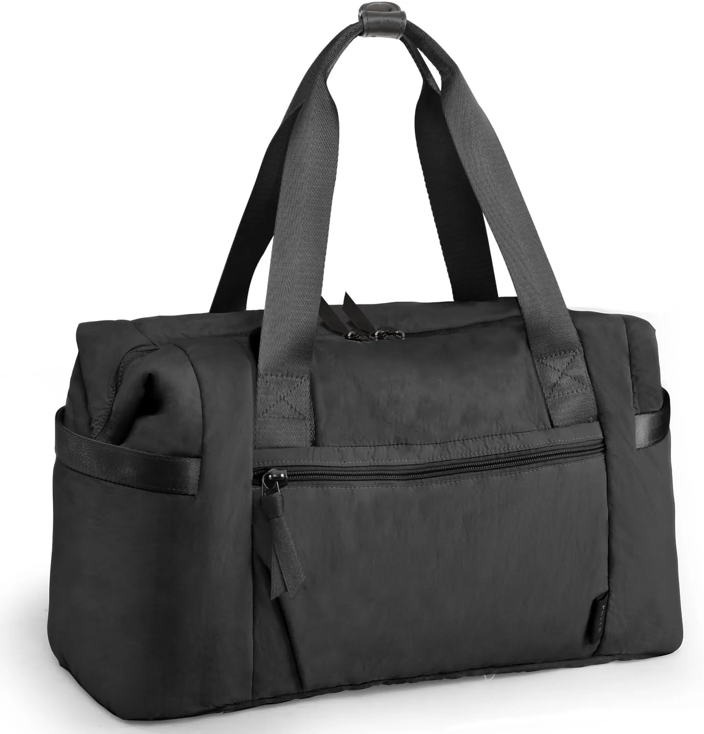 Prite Travel Duffle Bag for Women, Large Carry on Tote, Gym Handbag with Trolley Sleeve