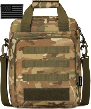 Protector Plus Tactical Messenger Bag Men Military MOLLE Tote Sling Shoulder Pack (Patch Included)