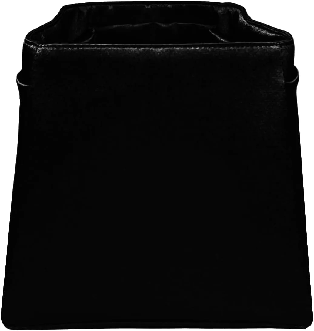 Purse Organizer Insert for Birkin 30, Premium Satin Handbag Organizer, thin, Lightweight, soft, smooth, silky texture, flexible, Gift for Women, (Black PB30)