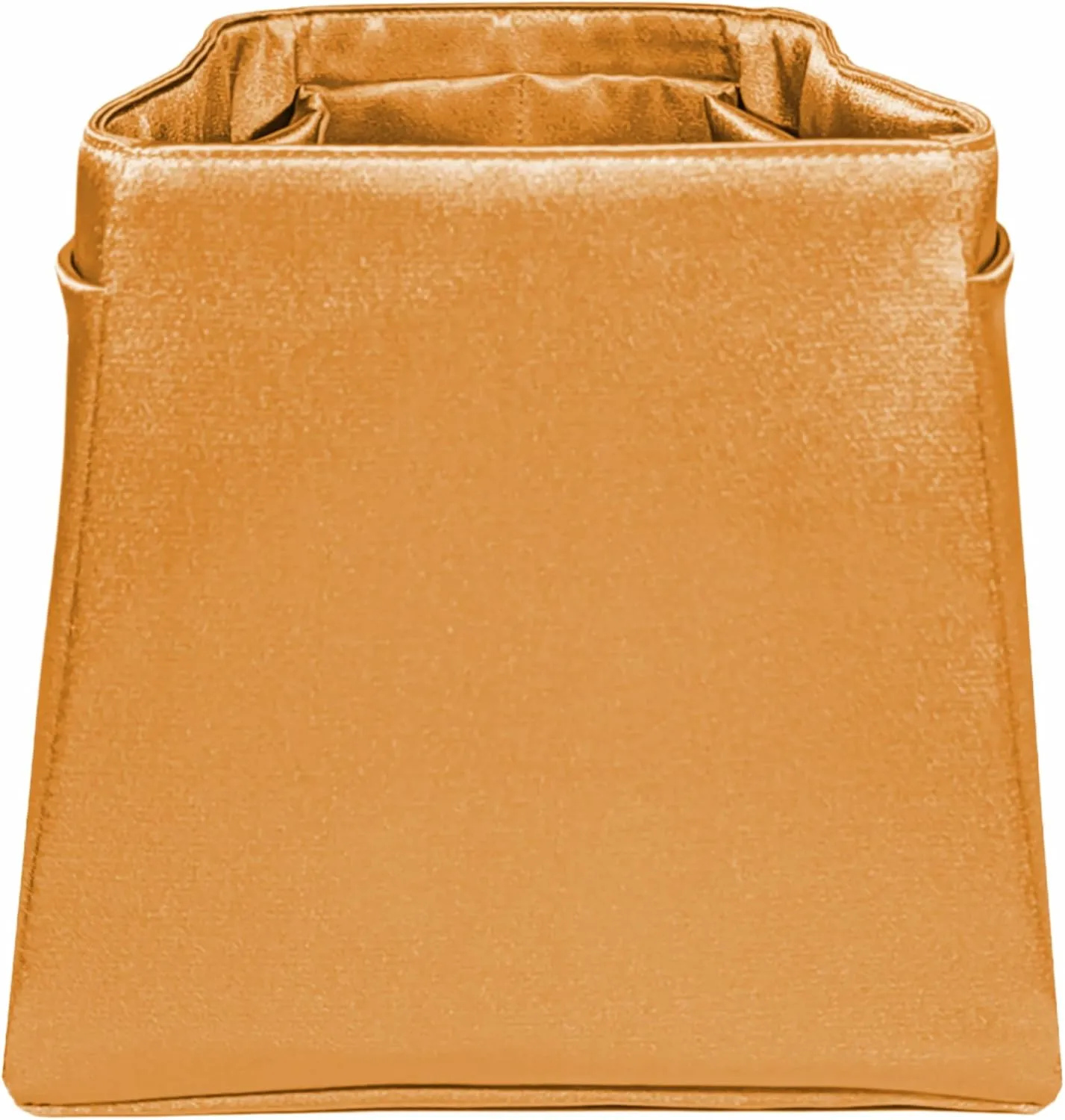 Purse Organizer Insert for Birkin 30, Premium Satin Handbag Organizer, thin, Lightweight, soft, smooth, silky texture, flexible, Gift for Women, (Gold PB30)