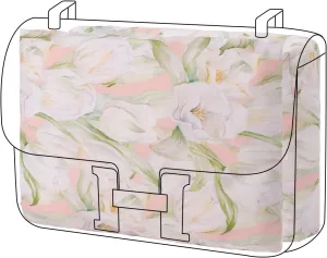 Purse Pillow Insert for Pillow Shaper for Hermes Constance 19/New19/24 Bags, Luxury Handbag Tote Shaper Bag Pillow, Keep Bag in Shape (Constance19, French Tulips)