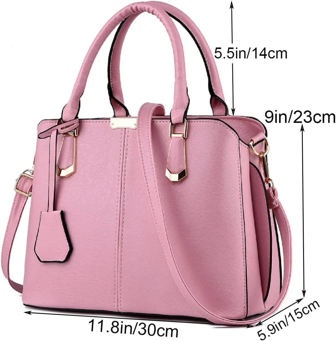 Purses and Handbags for Women Fashion Messenger Bag Ladies PU Leather Top Handle Satchel Shoulder Tote Bags