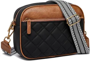 Quilted Crossbody Bags for Women Small Crossbody Purse Trendy Womens Purses and Handbags With Adjustable Strap