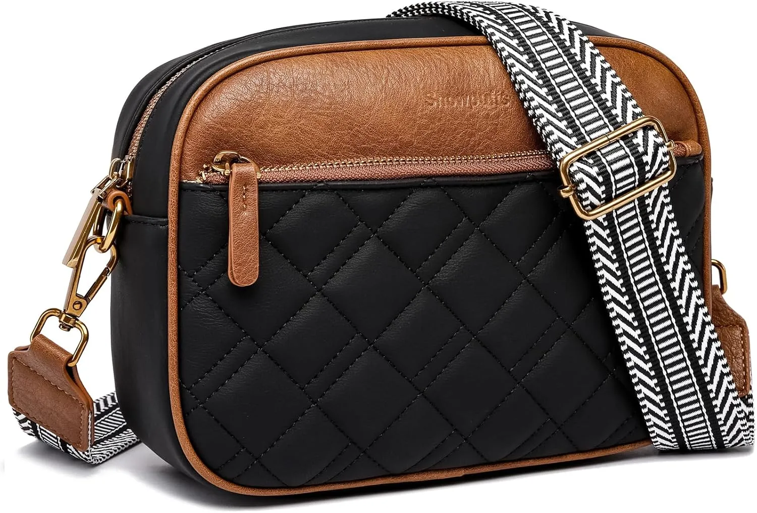 Quilted Crossbody Bags for Women Small Crossbody Purse Trendy Womens Purses and Handbags With Adjustable Strap