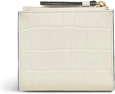 RADLEY Chancery Row - Faux Croc Small Bifold Purse, Chalk