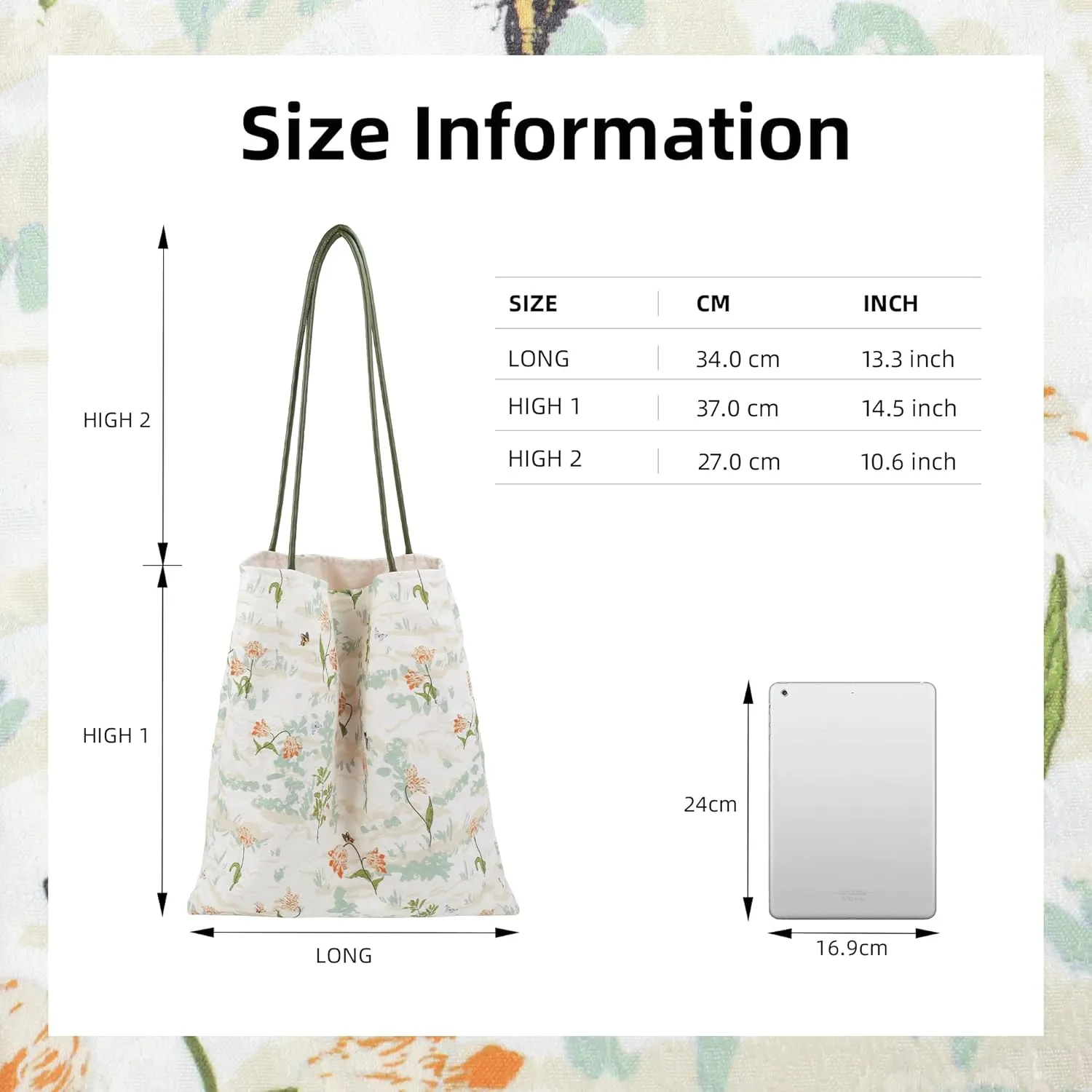 Rayon Hobo Bags for Women,Patterned Tote Bag,Large Capacity Shoulder Handbags with Inner Pockets