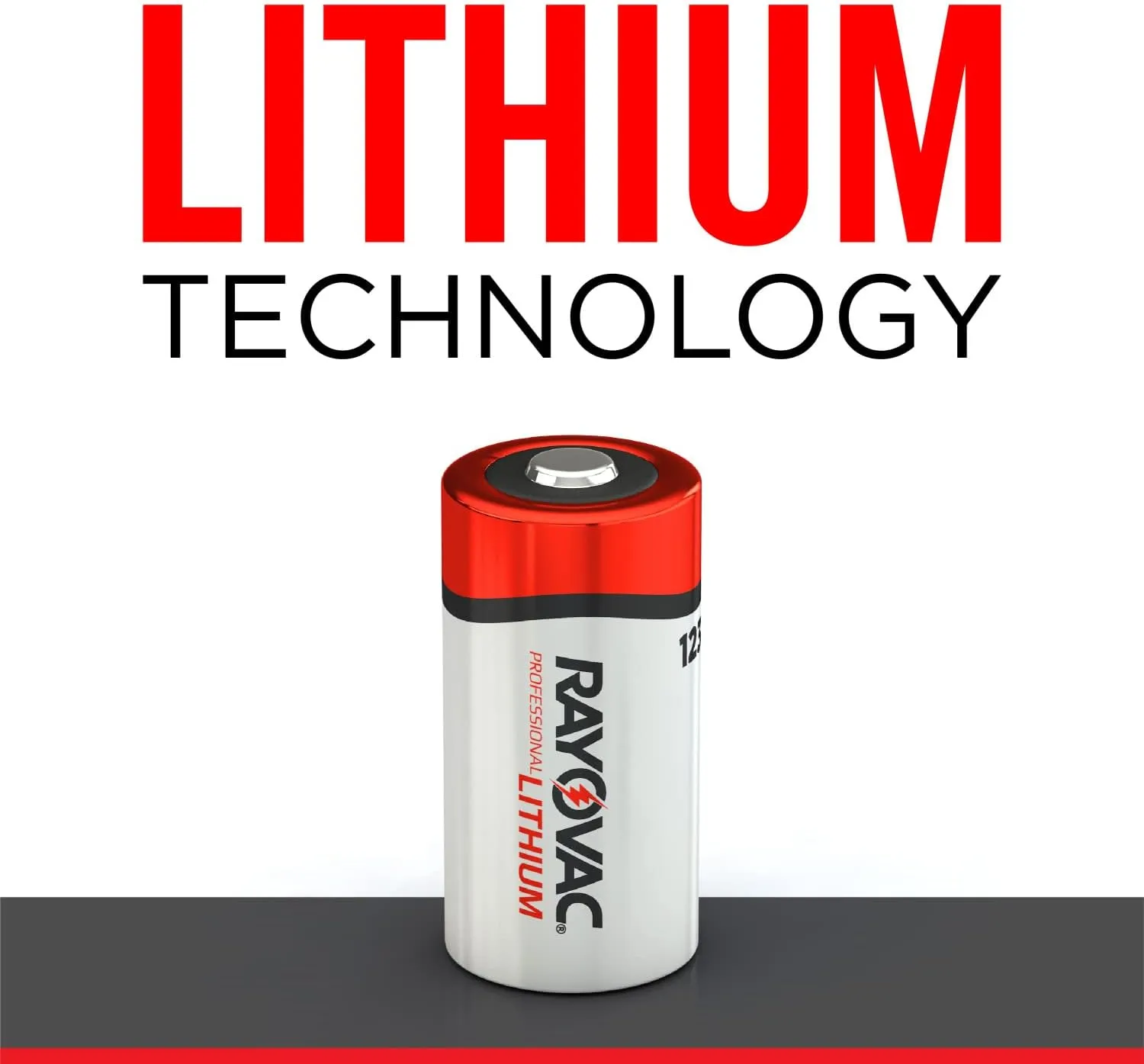 Rayovac 123A Lithium Batteries, 3V Lithium Photo Batteries (8 Battery Count)