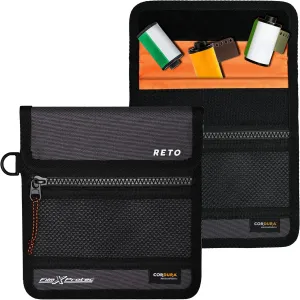 RETO Film X-Protec Bag - CORDURA Waterproof, X-Ray Proof, Lead-Free, Radiopaque Fabric, Lightweight, Durable Duo Layer, Radiation-Resistant Protective Film Bag Size S (16.5 x 18.0 cm) (One Piece)