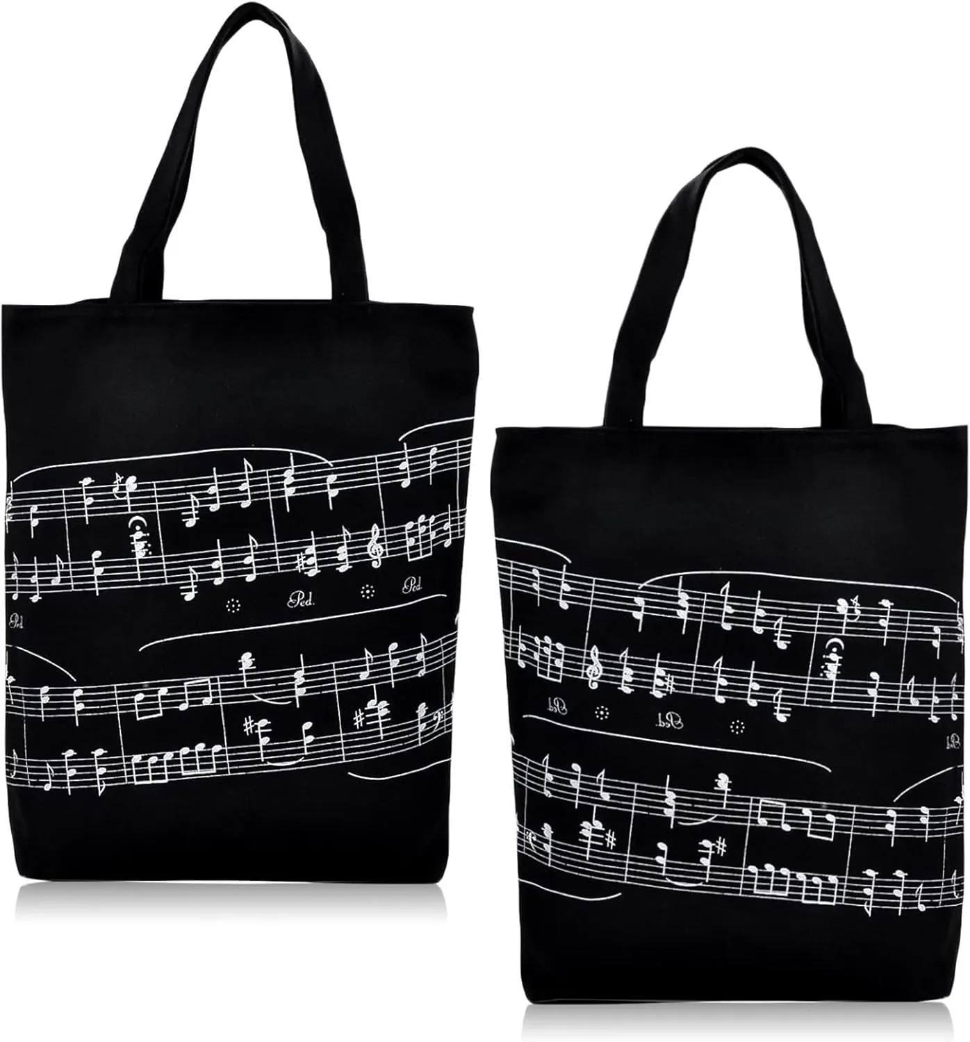 Reusable Grocery Bags,Music bag,Canvas Tote Bag Perfect for Shopping