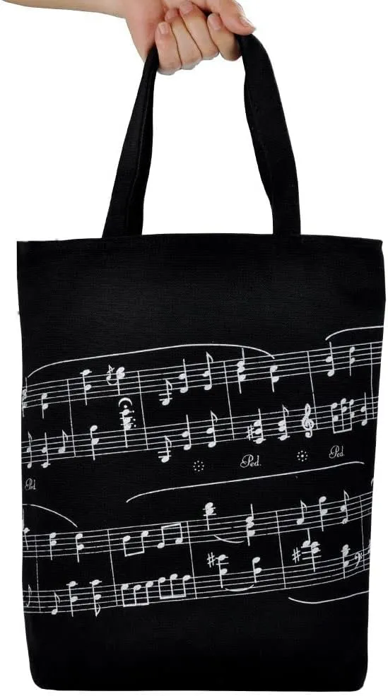 Reusable Grocery Bags,Music bag,Canvas Tote Bag Perfect for Shopping