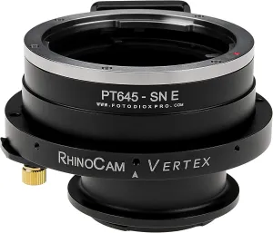RhinoCam Vertex Rotating Stitching Adapter, Compatible with Pentax 645 (P645) Mount SLR Lens to Sony Alpha E-Mount Mirrorless Cameras