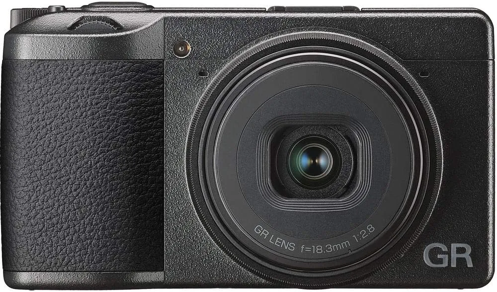 Ricoh GR III Digital Compact Camera, 24mp, 28mm F 2.8 Lens with Touch Screen LCD, Black