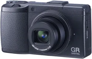 Ricoh GR III Digital Compact Camera, 24mp, 28mm f 2.8 Lens with Touch Screen LCD (Renewed)