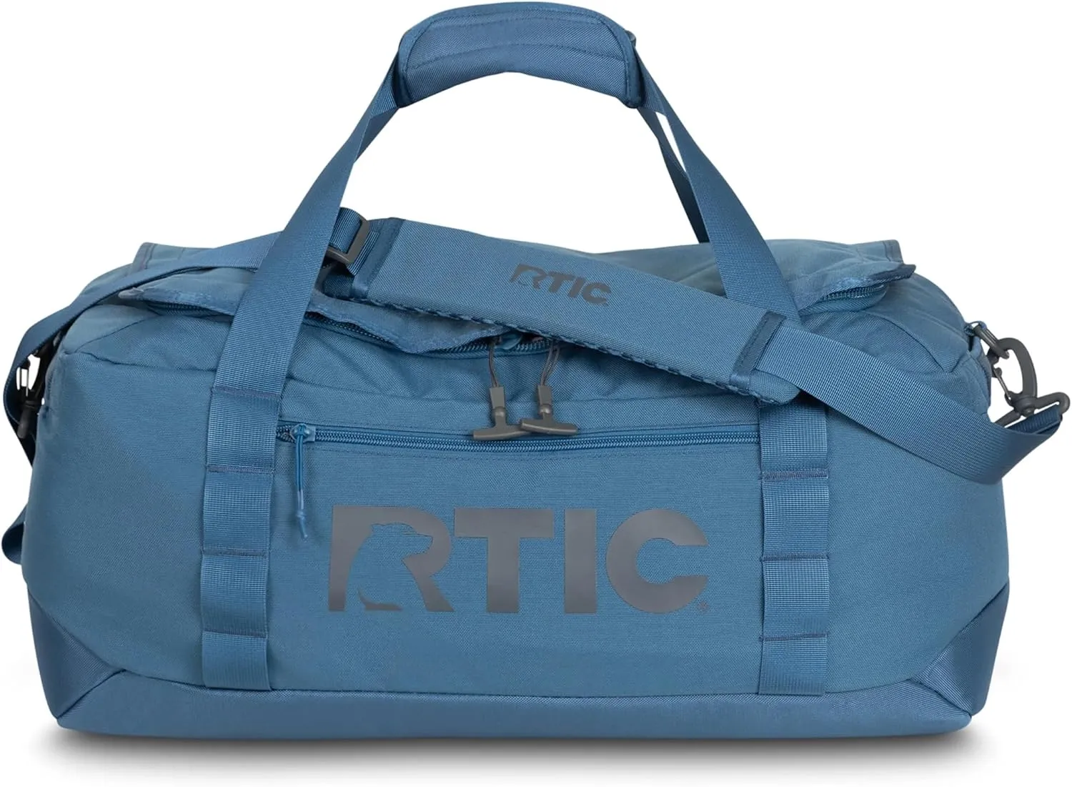 RTIC Road Trip Duffle Bag for Men and Women, Traveling Tote for Camp, Travel, Gym, Weekender, Camping, Overnight, Carry On, Sports, Spacious, Water Resistant, Medium, Storm