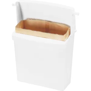 Rubbermaid Commercial Products Wall-Mounted Sanitary Napkin Receptacle, Rigid Liner, Easy to Clean, Durable, Space Saving, for Restrooms in Restaurants/Hotels/Schools/Airports/Offices