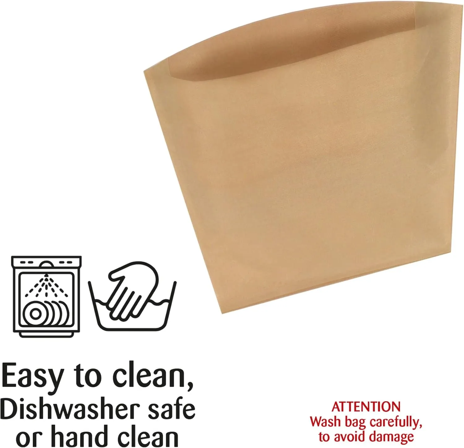 SAP010-24 Toaster Bag, Plastic, Silver