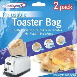 SAP010-24 Toaster Bag, Plastic, Silver