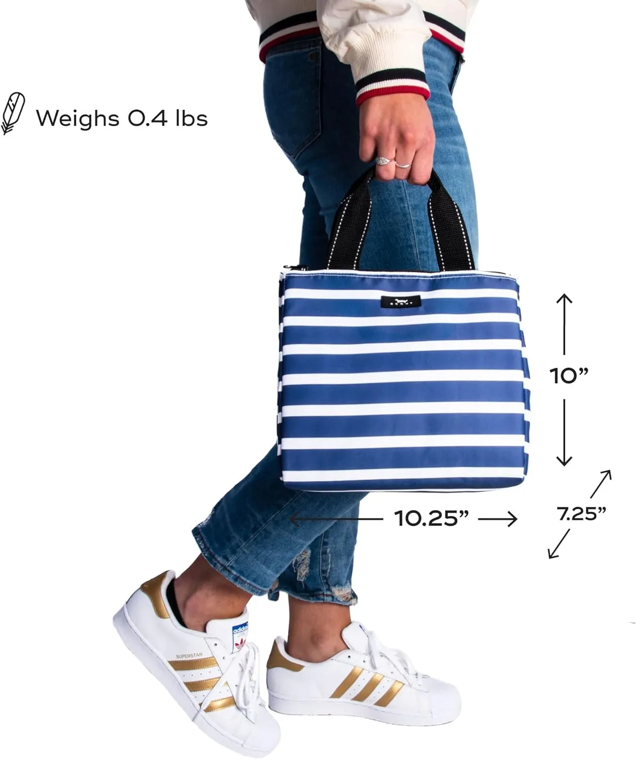 SCOUT Eloise Lunch Bag, Handbag-Inspired Design, Zip Closure and Outside Pocket